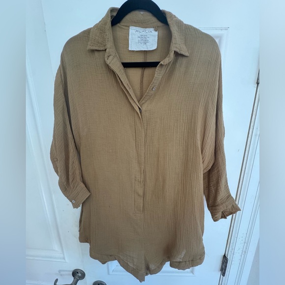 ACACIA Kapaa Romper Almond - Picture 5 of 6